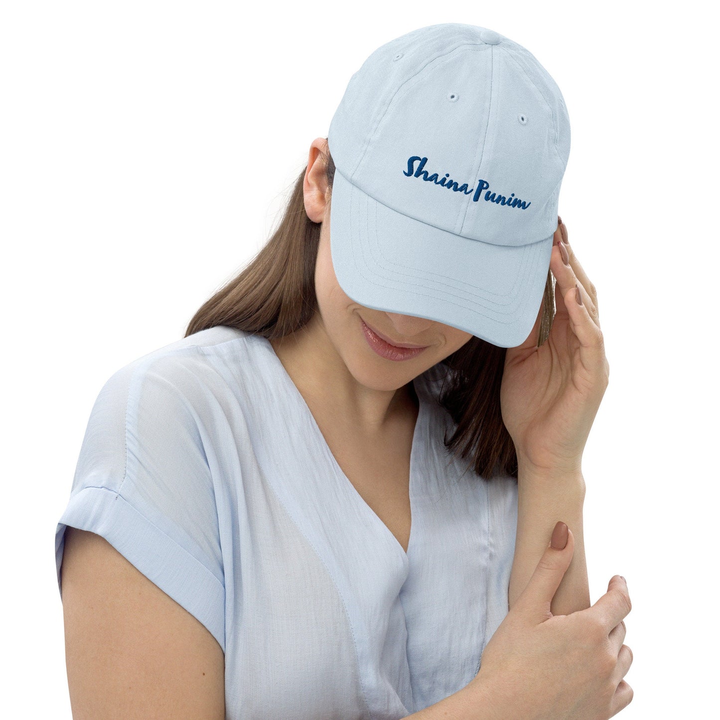 Shaina Punim Baseball Cap in pastel colors