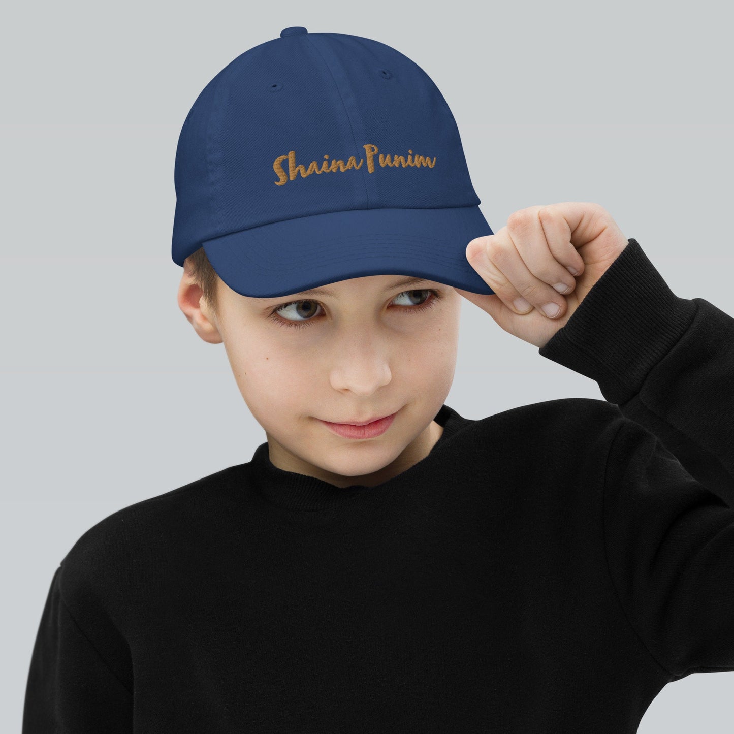 Shaina Punim Youth Baseball Cap in various colors