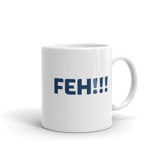 FEH!! Yiddish White Mug