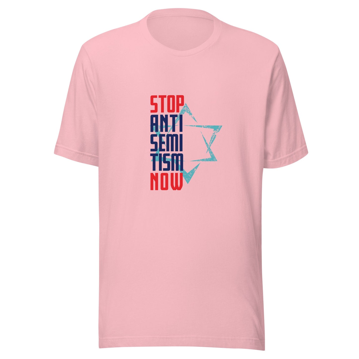 Stop Anti-Semitism Now T-shirt Gender Neutral in various colors