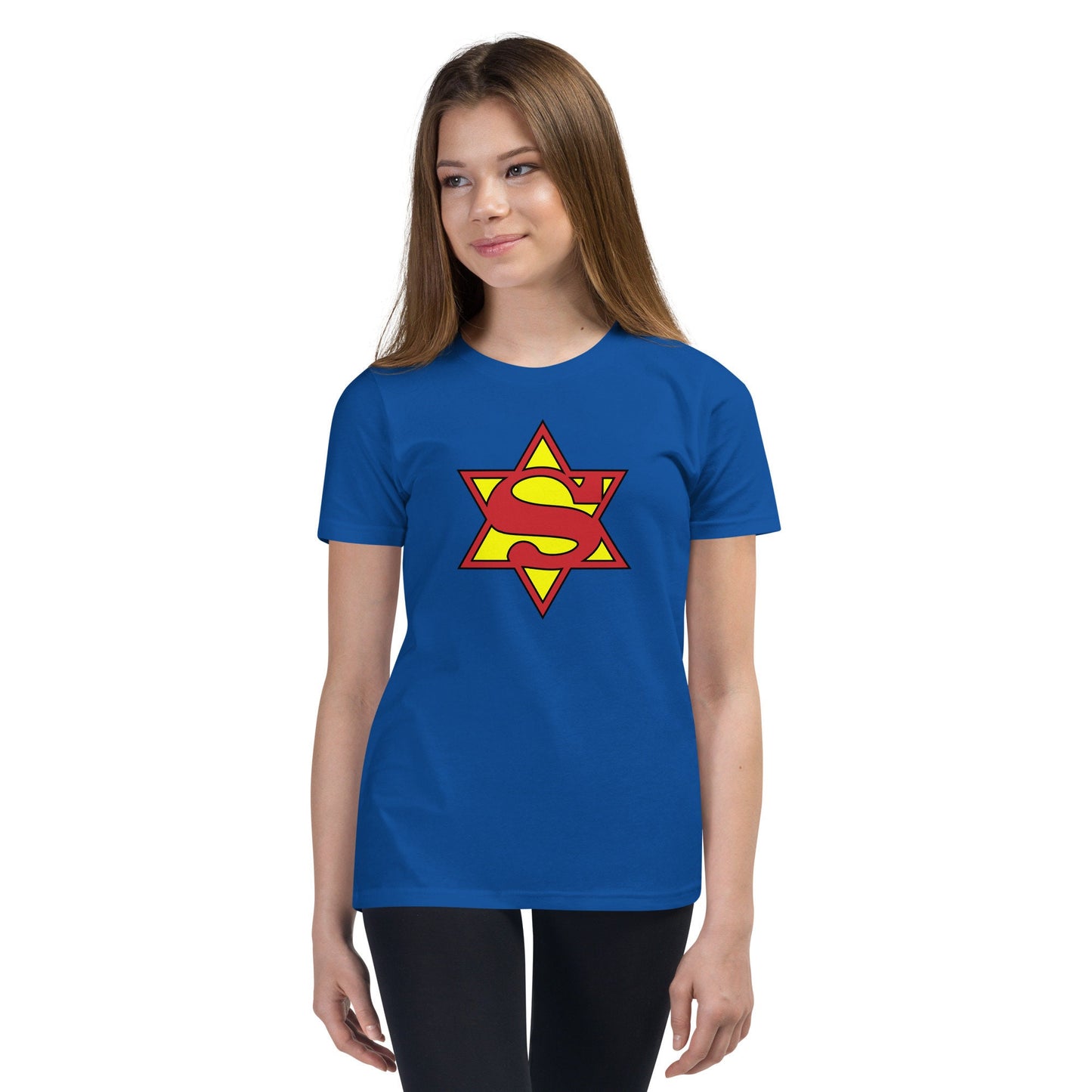 SuperJew Comic Book Hero Childs T-shirt Gender Neutral